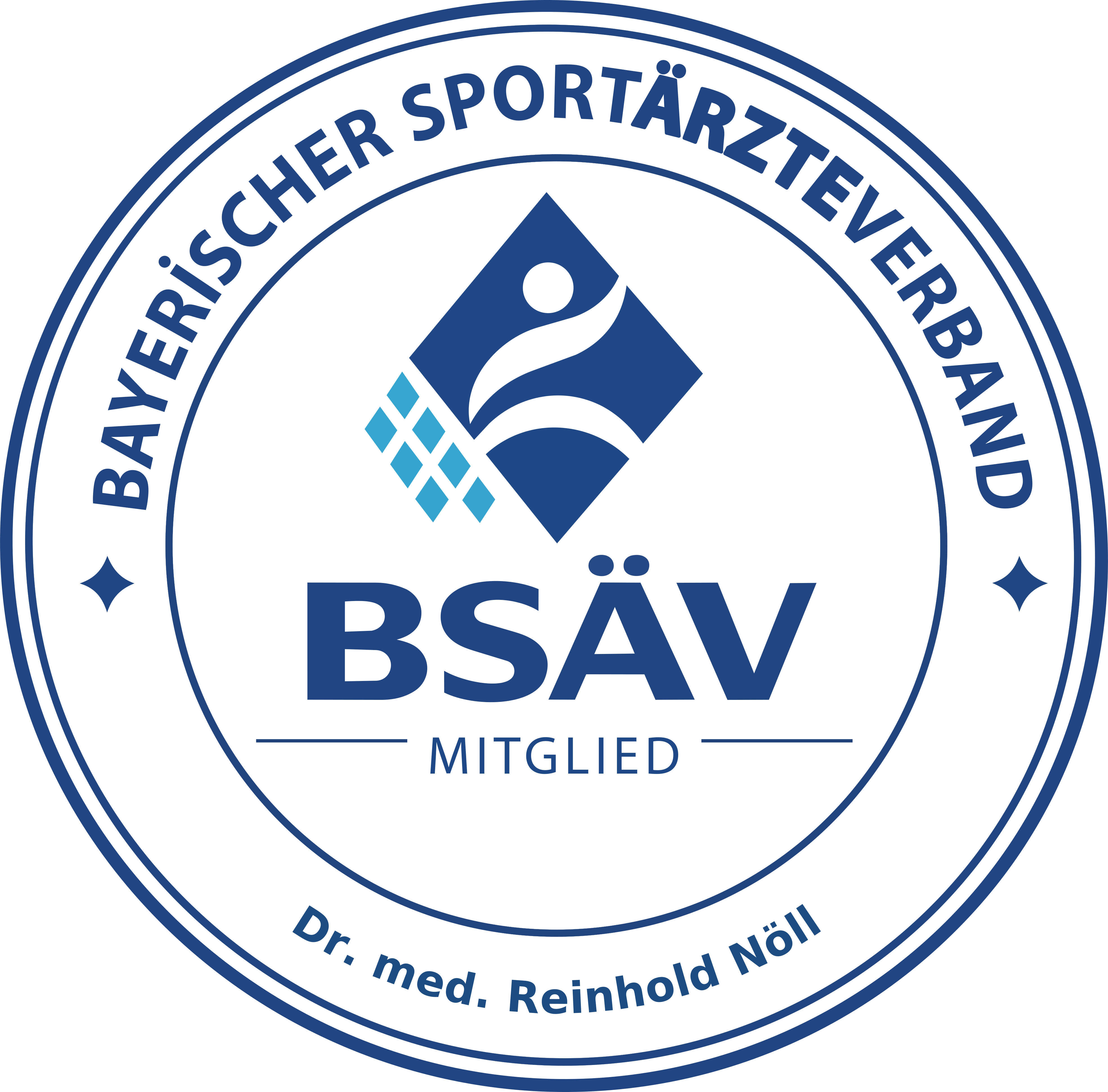Bayerischer Sportärzteverband - Logo
